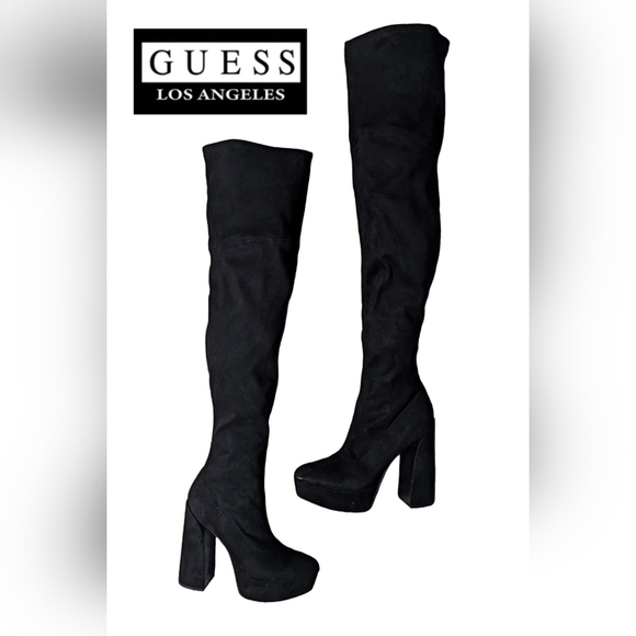 Guess Shoes - 🔥Guess Thigh High Platform Boots Sz 9